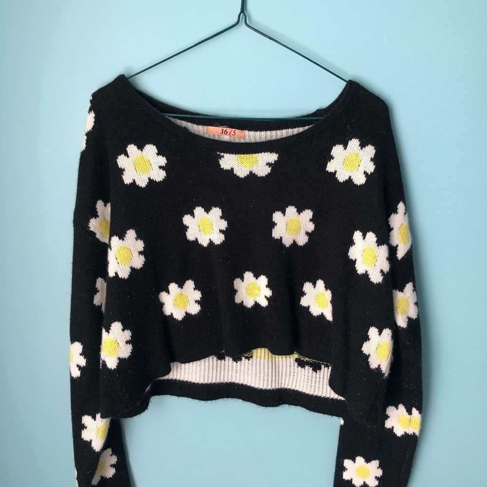 Cropped Daisy Sweater